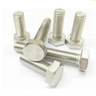 Hexagon head screws threaded up the head